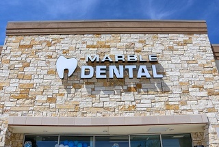 Outside view of Marble Dental McKinney office