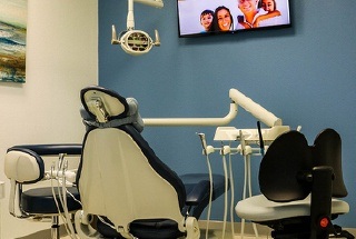State of the art dental exam room